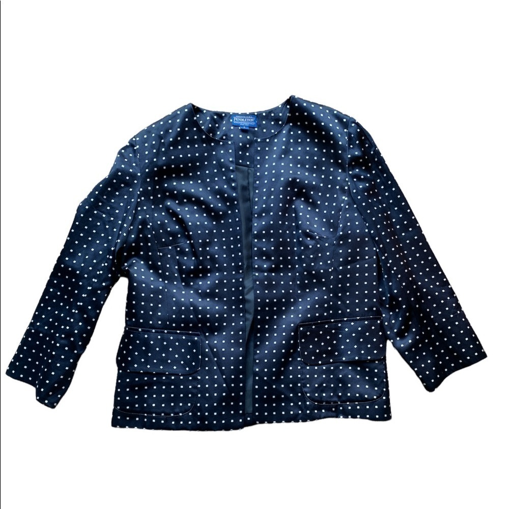 Pendelton | Pendelton Women's Silk Polko Dot Blazer
